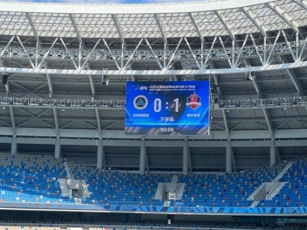 U21联赛小组赛第二轮,深圳新鹏城0-1不敌梅州客家让球网体育信息