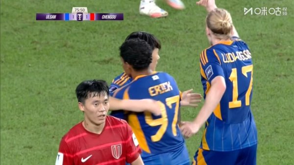 严元相单刀两连击破门体育集锦