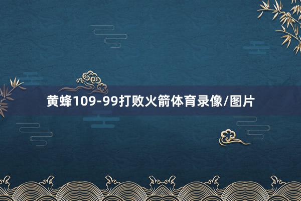 黄蜂109-99打败火箭体育录像/图片