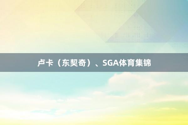 卢卡（东契奇）、SGA体育集锦