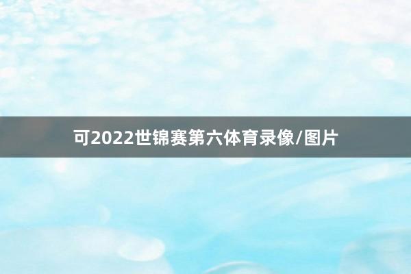 可2022世锦赛第六体育录像/图片