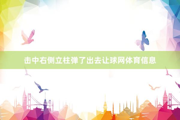 击中右侧立柱弹了出去让球网体育信息