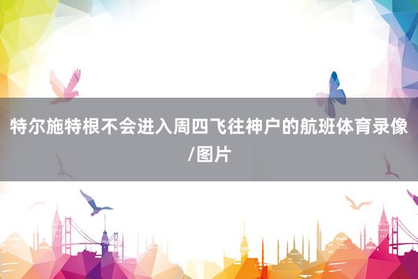 特尔施特根不会进入周四飞往神户的航班体育录像/图片