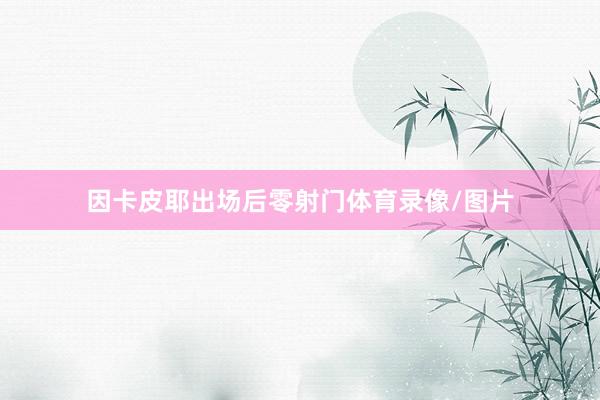因卡皮耶出场后零射门体育录像/图片