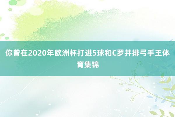 你曾在2020年欧洲杯打进5球和C罗并排弓手王体育集锦